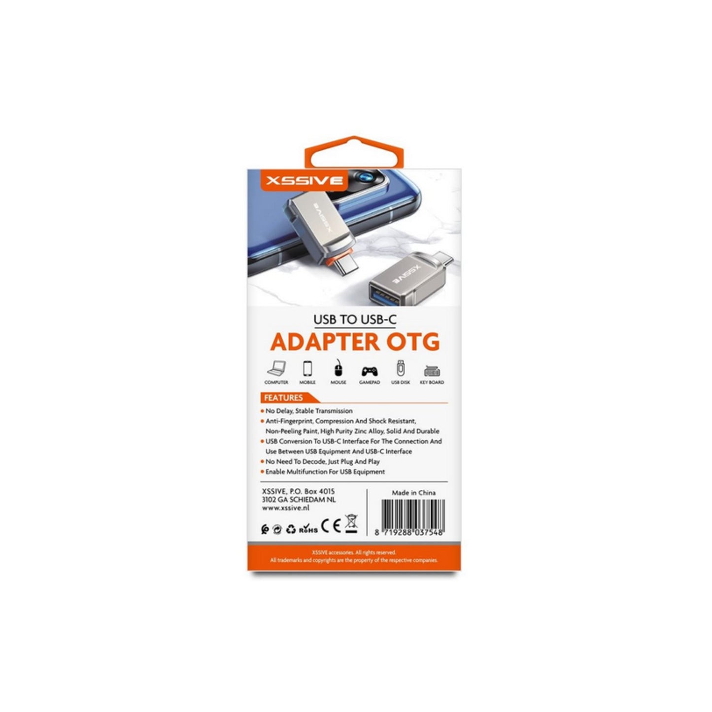 Adaptateur USB A to USB-C