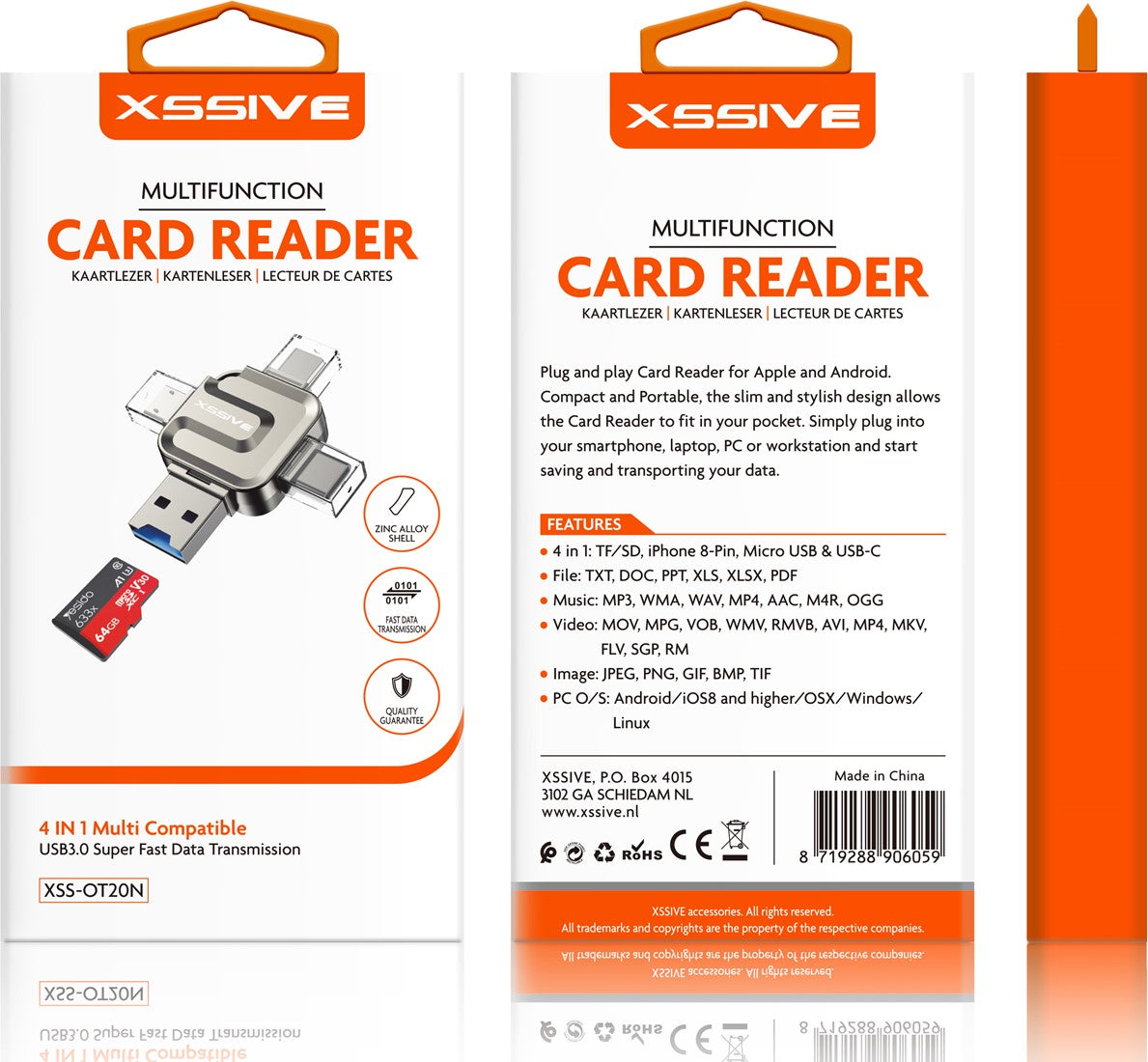 Adaptateur multi cartes