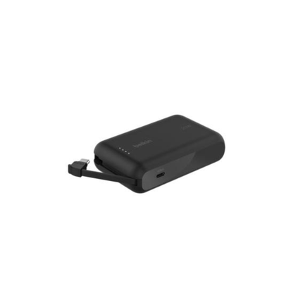 BELKIN PowerBank 10.000mAh 20W avec câble intégré (Noir)