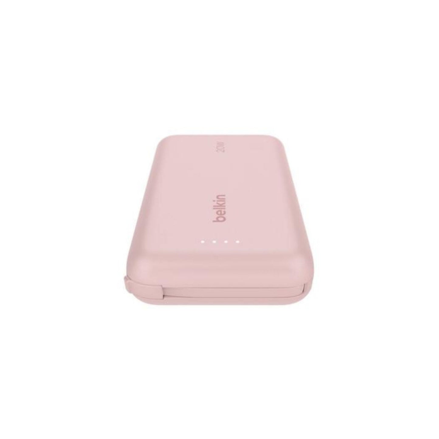 BELKIN PowerBank 10.000mAh 20W avec câble intégré (Rose)