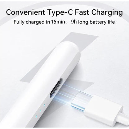 Stylet pour iPad (avec 2 Pointes de Remplacement) Blanc