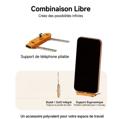Support smartphone avec adaptateur de charge Type C