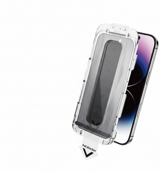 Protection Écran Verre Trempé Privacy + Kit de Pose Facile